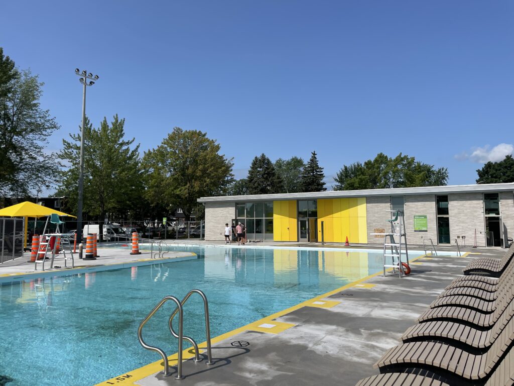 Victorin Park Pool in Brossard