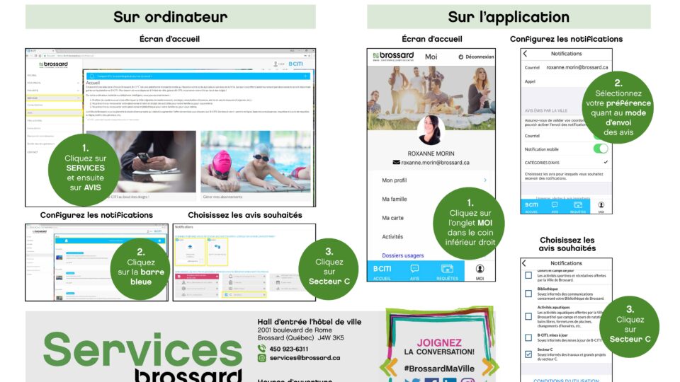 Grands projets et chantiers - Secteur C | Ville de Brossard