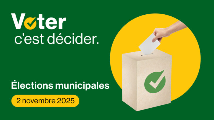 Élections municipales 2 novembre 2025